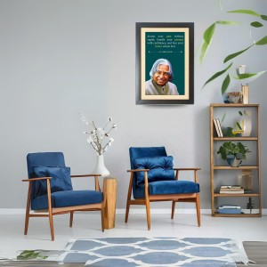 A. P. J. Abdul Kalam & His Famous Quote Photo Frame - Brown Frame, 11x15 Inches, Perfect for Office & Wall Decoration, Ideal Gift A. P. J. Abdul Kalam & His Famous Quote Photo Frame - Brown Frame, 11x15 Inches, Perfect for Office & Wall Decoration, Ideal Gift