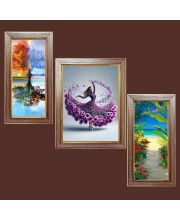 3-Pack Stunning painting Photo Frames - 2 Pieces 6x13 Inch & 1 Piece 10x13 Inch - Rustic Wall Art for Home & Office Decor - Botanical Wall Hanging for Living Room, Bedroom, or Workspace 3-Pack Stunning painting Photo Frames - 2 Pieces 6x13 Inch & 1 Piece 10x13 Inch - Rustic Wall Art for Home & Office Decor - Botanical Wall Hanging for Living Room, Bedroom, or Workspace