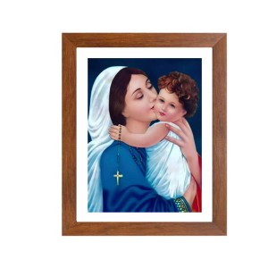 Mother Mary and Baby Jesus Colored Photograph |Divine Wall Art | Print |Devotional wall art Mother Mary and Baby Jesus Colored Photograph |Divine Wall Art | Print |Devotional wall art