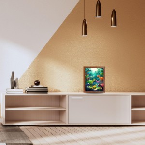AI Funny Dinosaurs Art Picture for Kids - 10x14 inches, Brown Color - Perfect Wall Decor for Children's Room AI Funny Dinosaurs Art Picture for Kids - 10x14 inches, Brown Color - Perfect Wall Decor for Children's Room