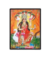 Maa Manasa Laminated Photo - 5x7 Inches, Divine Blessings for Home & Office and Temple Decoration