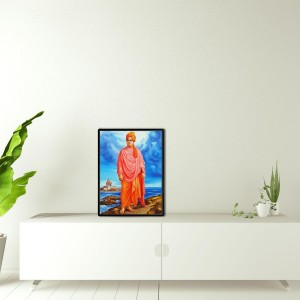 Swami Vivekananda Laminated Photo - 5x7 Inches, Divine Blessings for Home & Office and Temple Decoration