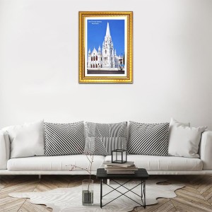 San Thomas Basilica Church Photo Frame, Beautiful Elegant Framed Wall Art of Iconic Cathedral