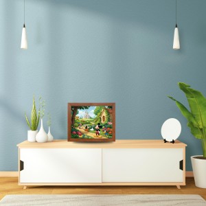 AI Funny Micky Mouse Art Picture for Kids - 10x14 inches, Brown Color - Perfect Wall Decor for Children's Room AI Funny Micky Mouse Art Picture for Kids - 10x14 inches, Brown Color - Perfect Wall Decor for Children's Room