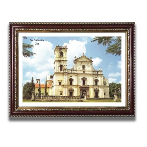 Se Cathedral Church Photo Frame, Beautiful Elegant Framed Wall Art of Iconic Cathedral Se Cathedral Church Photo Frame, Beautiful Elegant Framed Wall Art of Iconic Cathedral