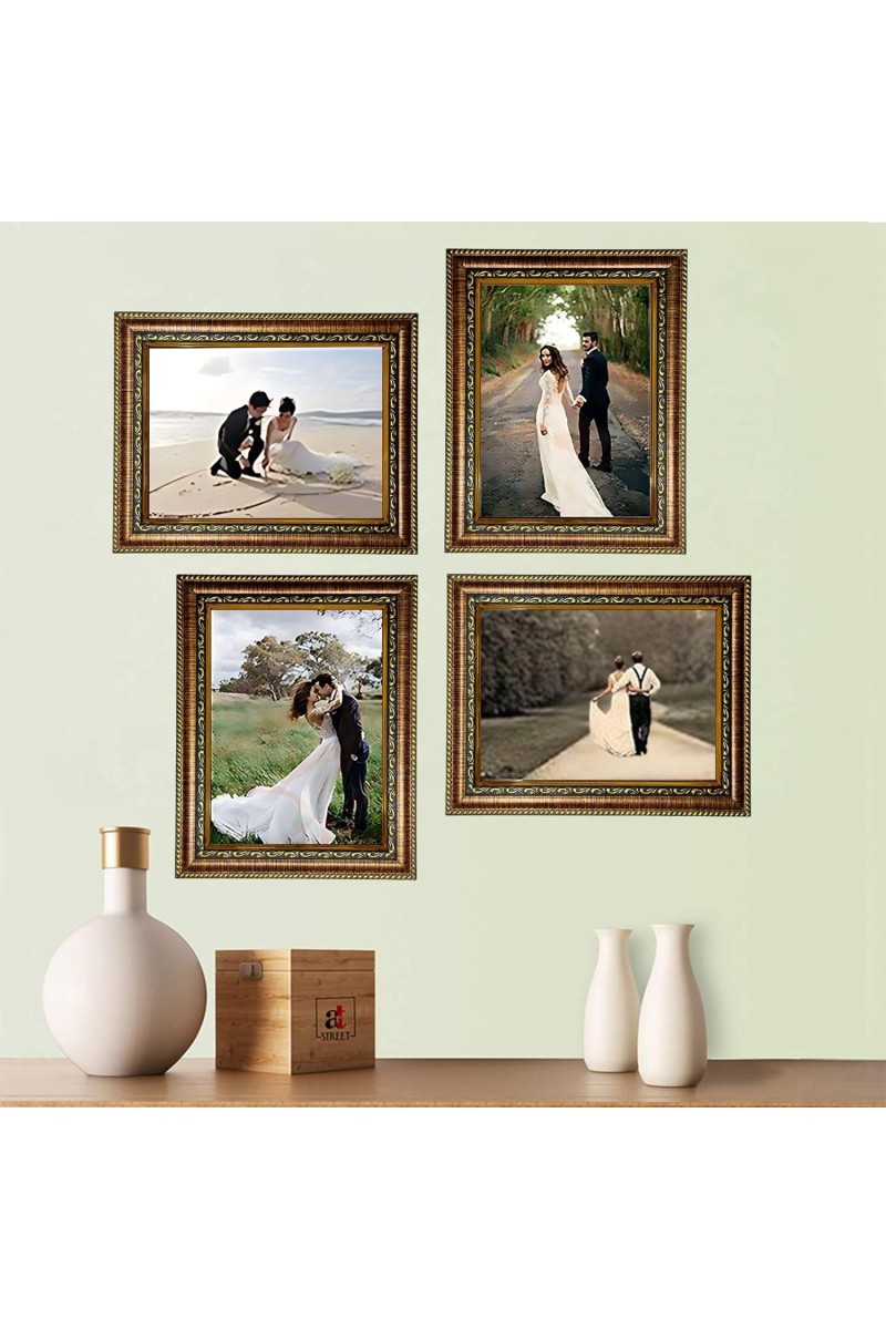 WALL PHOTO FRAME COMBO OF 4 FOR LIVING ROOM (5x7 inch)