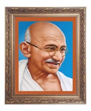 Mahatma Gandhiji Big Photo Frame - 16x20 Inches for Home & Office Decoration