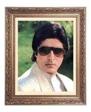 Sri Amitabh Bachchan Big Photo Frame - 16x20 Inches for Home & Office Decoration