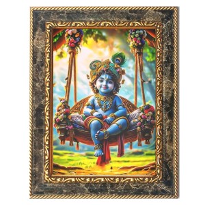 Little Krishna Digital Print Photo 10.7x12.7 inches (I6111) - Vibrant Religious Wall Art for Home or Office Decor. Little Krishna Digital Print Photo 10.7x12.7 inches (I6111) - Vibrant Religious Wall Art for Home or Office Decor.