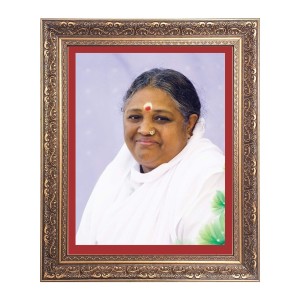 Mata Amritanandamayi Big Photo Frame - 18x22 Inches for Home & Office Decoration Mata Amritanandamayi Big Photo Frame - 18x22 Inches for Home & Office Decoration