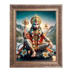 Sri haniman Big Photo Frame - 18x22 Inches for Home & Office Decoration