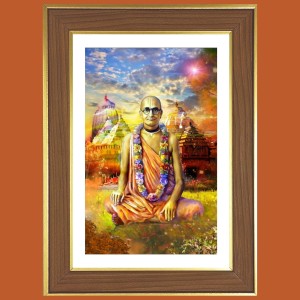 Srila Bhaktisiddhanta Sarasvati Thakura Photo Frame - 10x14 Inches, Brown Wooden Frame for Home, Office & Temple Decoration Srila Bhaktisiddhanta Sarasvati Thakura Photo Frame - 10x14 Inches, Brown Wooden Frame for Home, Office & Temple Decoration