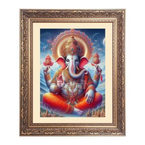 Sri Ganeshiji Big Photo Frame - 16x20 Inches for Home & Office Decoration Sri Ganeshiji Big Photo Frame - 16x20 Inches for Home & Office Decoration