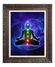 Mediation Healing Chakra Big Photo Frame - 20x24 Inches for Home & Office Decoration