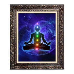 Mediation Healing Chakra Big Photo Frame - 20x24 Inches for Home & Office Decoration Mediation Healing Chakra Big Photo Frame - 20x24 Inches for Home & Office Decoration