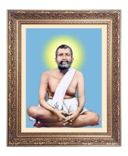 Sri Ramkirshna Paramhansa Big Photo Frame - 16x20 Inches for Home & Office Decoration