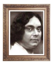 Sri Kaji Najrul Islam Big Photo Frame - 24x28 Inches for Home & Office Decoration