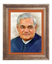 Sir Atal Bihari Bajpayee Big Photo Frame - 16x20 Inches for Home & Office Decoration