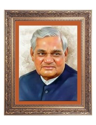 Sir Atal Bihari Bajpayee Big Photo Frame - 24x28 Inches for Home & Office Decoration