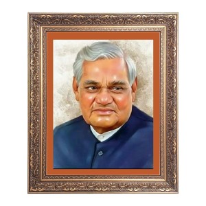 Sir Atal Bihari Bajpayee Big Photo Frame - 24x28 Inches for Home & Office Decoration