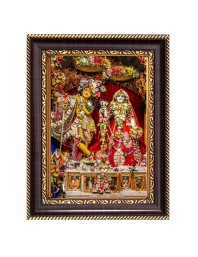 Lord Radha Krishna Digital Print Photo 10.7x12.7 inches (I6132) - Vibrant Religious Wall Art for Home or Office Decor.