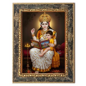 Maa Saraswati Digital Print Photo 6.7x8.7 inches - Vibrant Religious Wall Art for Home or Office Decor. Maa Saraswati Digital Print Photo 6.7x8.7 inches - Vibrant Religious Wall Art for Home or Office Decor.