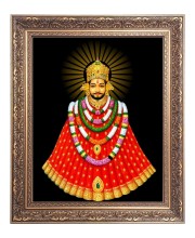 Shree Khatu Shyam Big Photo Frame - 22x26 Inches for Home & Office Decoration