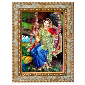 Shri Radha Digital Print Photo 12.7x14.7 inches (I6112) - Vibrant Religious Wall Art for Home or Office Decor. Shri Radha Digital Print Photo 12.7x14.7 inches (I6112) - Vibrant Religious Wall Art for Home or Office Decor.