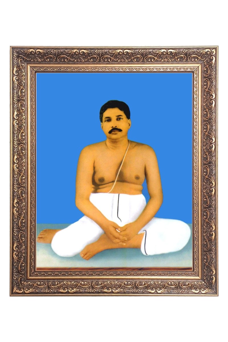 Sri Sri Thakur Anukul Big Photo Frame - 24x28 Inches for Home & Office Decoration