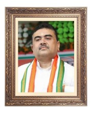 Sri Suvendu Adhikari Big Photo Frame - 16x20 Inches for Home & Office Decoration