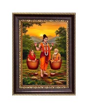 Shravan Kumar Digital Print Photo 10.7x12.7 inches (I6026) - Vibrant Religious Wall Art for Home or Office Decor.