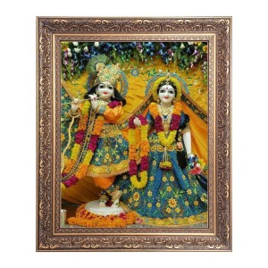 Sri Krishna & Sri Radha Big Photo Frame - 16x20 Inches for Home & Office Decoration Sri Krishna & Sri Radha Big Photo Frame - 16x20 Inches for Home & Office Decoration