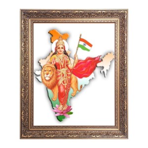 Bharat Mata Big Photo Frame - 16x20 Inches for Home & Office Decoration Bharat Mata Big Photo Frame - 16x20 Inches for Home & Office Decoration