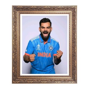 Sri Virat Koholi Big Photo Frame - 16x20 Inches for Home & Office Decoration Sri Virat Koholi Big Photo Frame - 16x20 Inches for Home & Office Decoration