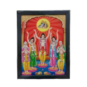 Hitech Sri Chaitanya Mahaprabhu 3D Laminated Religious Photo Frame - Perfect Décor for Walls, Tables, and Sacred Spaces. Ideal for Gifting, Puja, and Elevating Living Room Ambiance Hitech Sri Chaitanya Mahaprabhu 3D Laminated Religious Photo Frame - Perfect Décor for Walls, Tables, and Sacred Spaces. Ideal for Gifting, Puja, and Elevating Living Room Ambiance