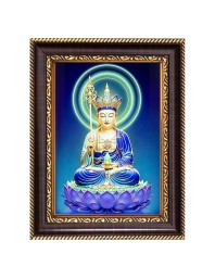 Buddhism Digital Print Photo 6.7x8.7 inches - Vibrant Religious Wall Art for Home or Office Decor.