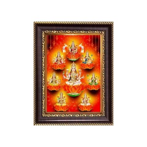 Sri Maa Ashta Lakshmi Digital Print Photo 6.7x8.7 inches - Vibrant Religious Wall Art for Home, Office and Temple Decor. Sri Maa Ashta Lakshmi Digital Print Photo 6.7x8.7 inches - Vibrant Religious Wall Art for Home, Office and Temple Decor.