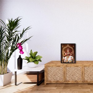 Saraswati Laminated Photo - 5x7 Inches, Divine Blessings for Home & Office and Temple Decoration Saraswati Laminated Photo - 5x7 Inches, Divine Blessings for Home & Office and Temple Decoration