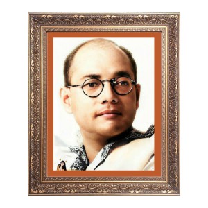 Netaji Subhash Chandra Bose Big Photo Frame - 24x28 Inches for Home & Office Decoration