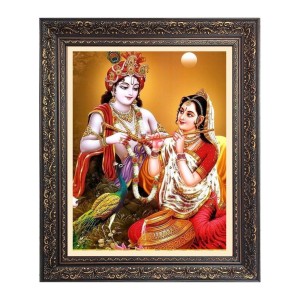 Sri Krishna and Sri Radha Big Photo Frame - 16x20 Inches for Home & Office Decoration Sri Krishna and Sri Radha Big Photo Frame - 16x20 Inches for Home & Office Decoration