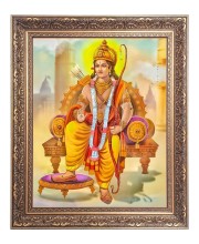 Sri Ram Big Photo Frame - 16x20 Inches for Home & Office Decoration