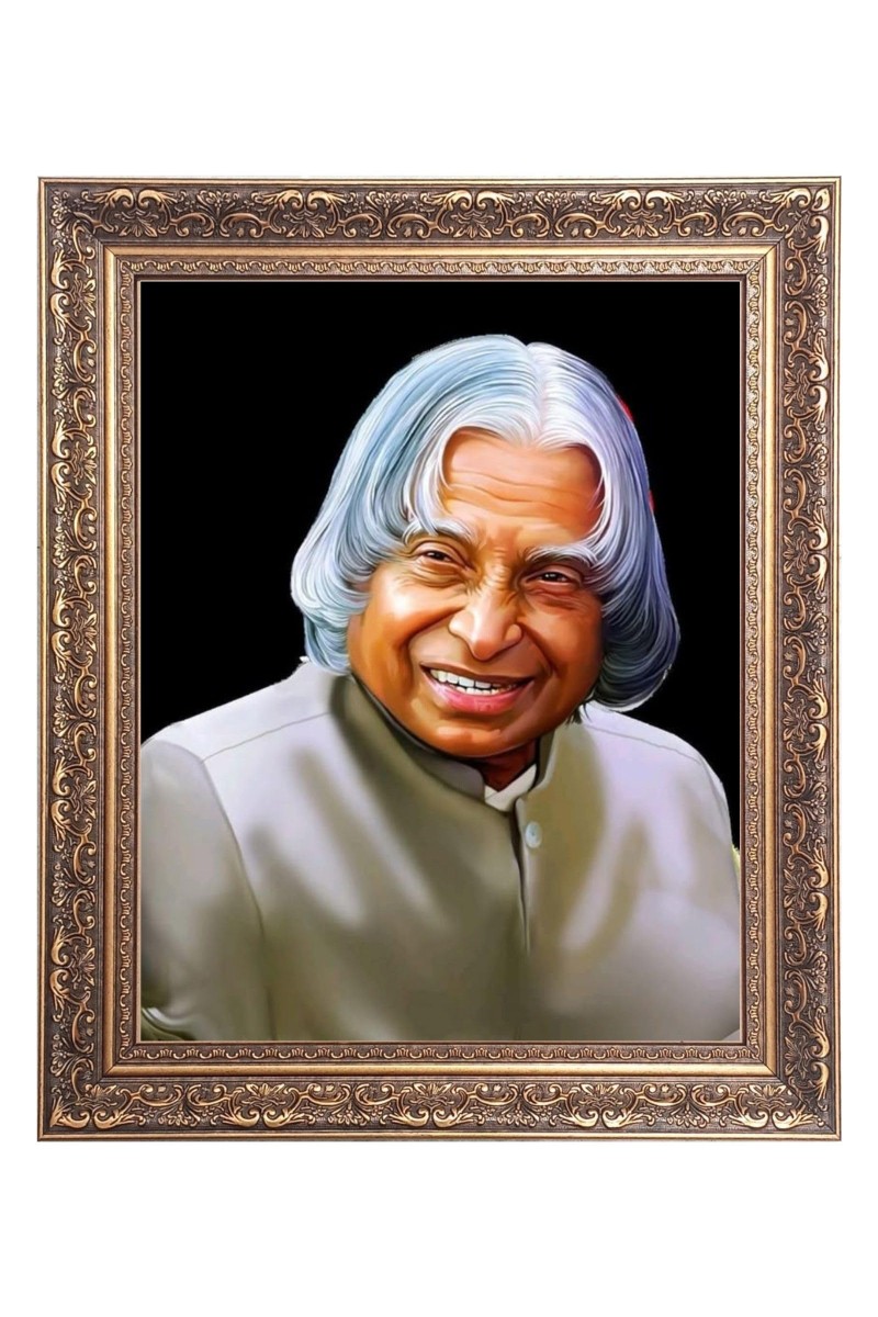 Sr. APJ Abdul Kalam Big Photo Frame - 24x28 Inches for Home & Office Decoration