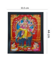 Hitech Biswakarma 3D Laminated Photo Frame - Perfect Décor for Walls, Tables, and Sacred Spaces. Great for Gifts, Puja, and Elevating Living Room Ambiance