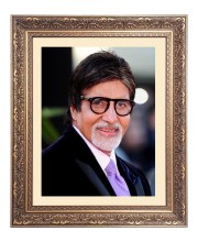 Sri Amitabh Bachchan Big Photo Frame - 16x20 Inches for Home & Office Decoration
