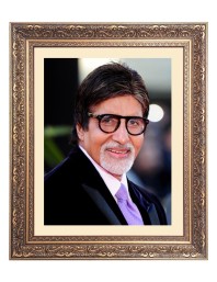 Sri Amitabh Bachchan Big Photo Frame - 16x20 Inches for Home & Office Decoration