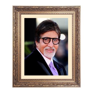 Sri Amitabh Bachchan Big Photo Frame - 16x20 Inches for Home & Office Decoration