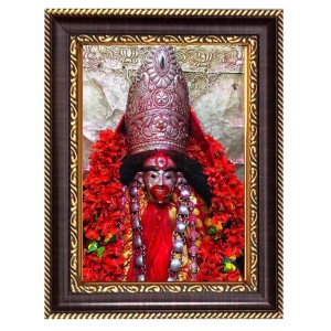 Maa Tara Digital Print Photo 6.7x8.7 inches - Vibrant Religious Wall Art for Home or Office Decor.