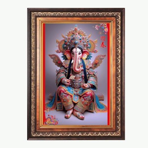 Sri Ganesh Color Photo 8x12 Inch - Vibrant Religious Wall Art for Home or Office Decor. Sri Ganesh Color Photo 8x12 Inch - Vibrant Religious Wall Art for Home or Office Decor.