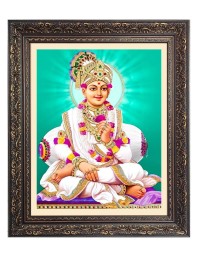Shree Swaminarayan Big Photo Frame - 24x28 Inches for Home & Office Decoration