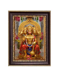 Jai Bajrang bali Digital Print Photo 12.7x14.7 inches (I6078) - Vibrant Religious Wall Art for Home or Office Decor.
